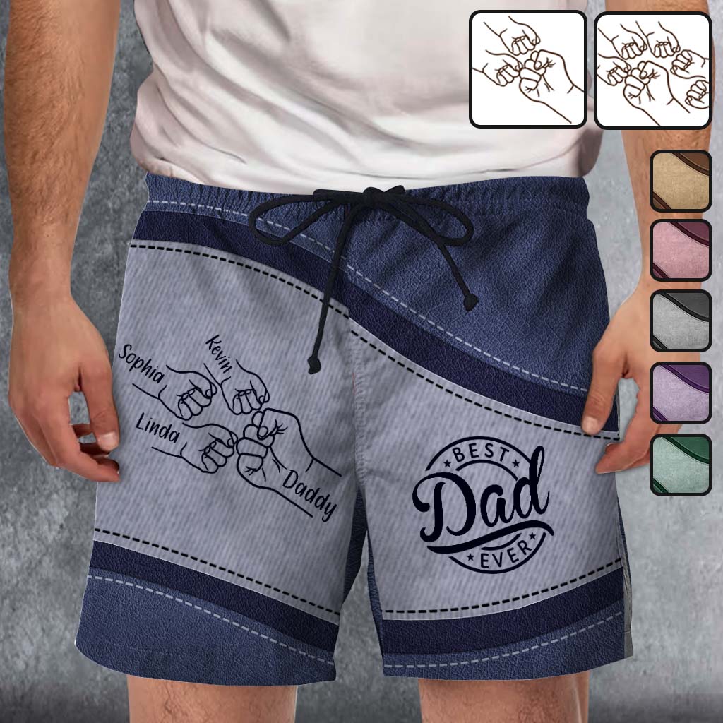 Meilleur papa du monde - Short personnalisé pour homme