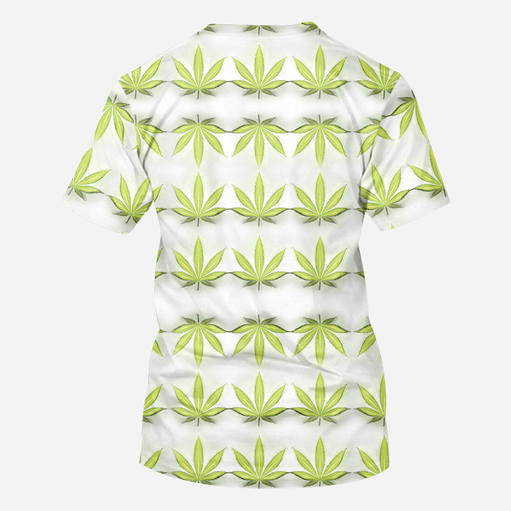 Papa le plus cool du monde - T-shirt personnalisé avec motif cannabis.
