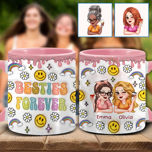 Meilleures amies pour toujours - Mug personnalisé « Meilleure amie »