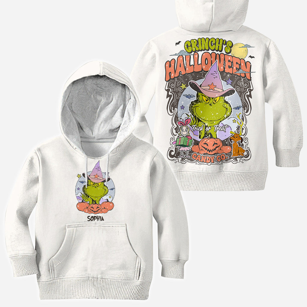 Joyeux Halloween - T-shirt personnalisé « Étoffe de Noël »