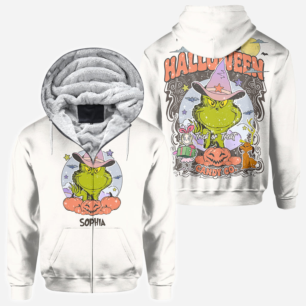 Joyeux Halloween - T-shirt personnalisé « Étoffe de Noël »