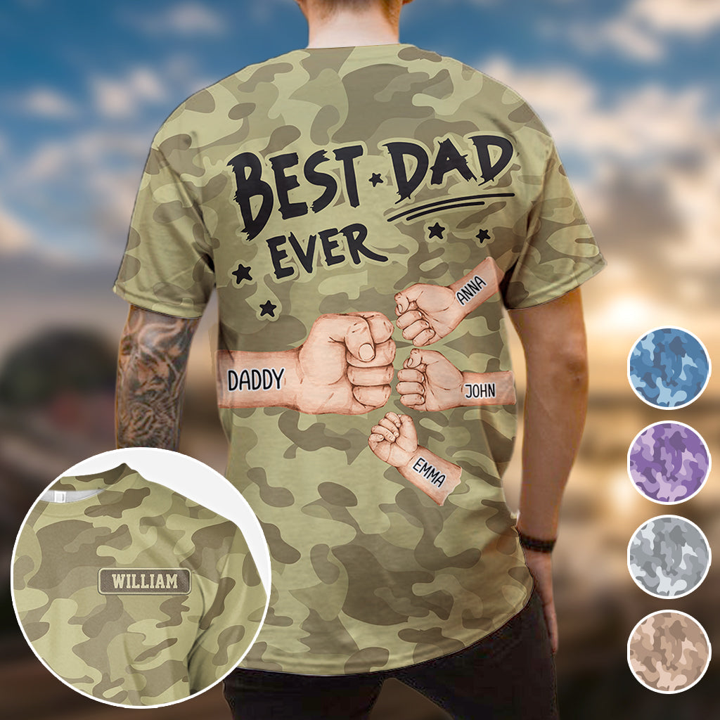 Best Dad Ever - Personalized Father All Over Shirt