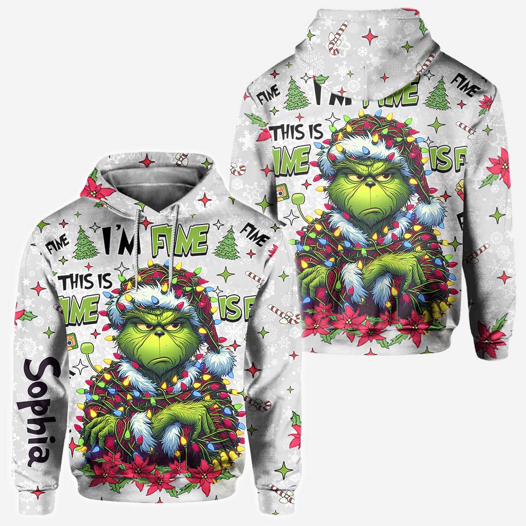 Tout va bien, je vais bien - T-shirt personnalisé « J'ai volé Noël partout »
