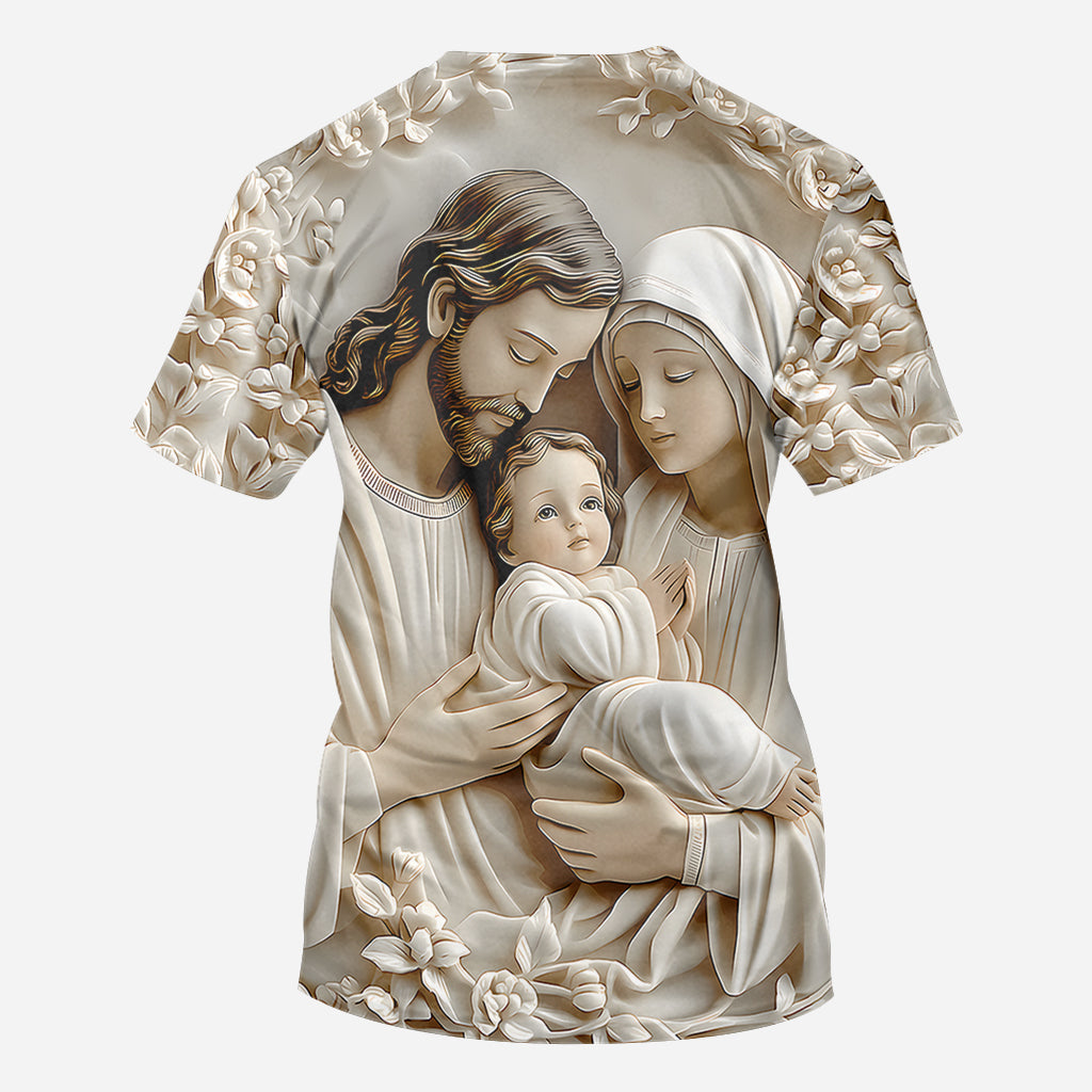 The Holy Family - Christian All Over Shirt