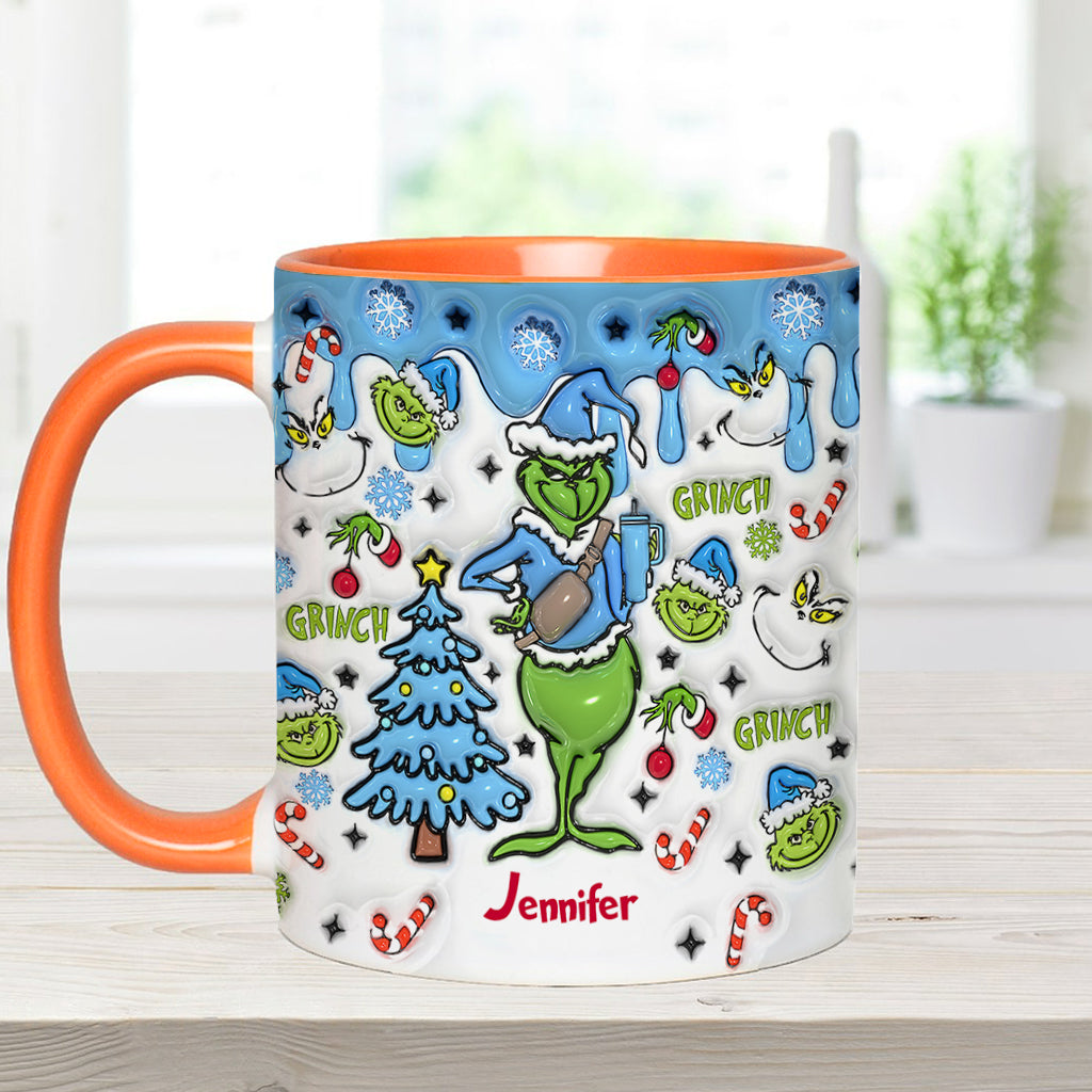 Wait What I Have An Attitude - Personalized Stole Christmas Accent Mug