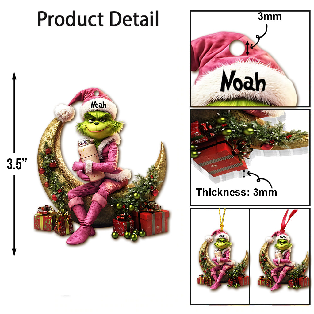 Naughty Green Lady - Étole de Noël personnalisée