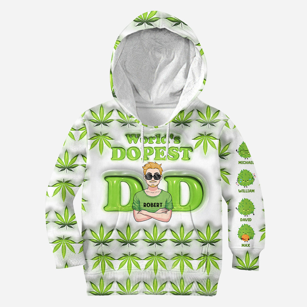 Le papa le plus cool du monde - T-shirt personnalisé pour papa