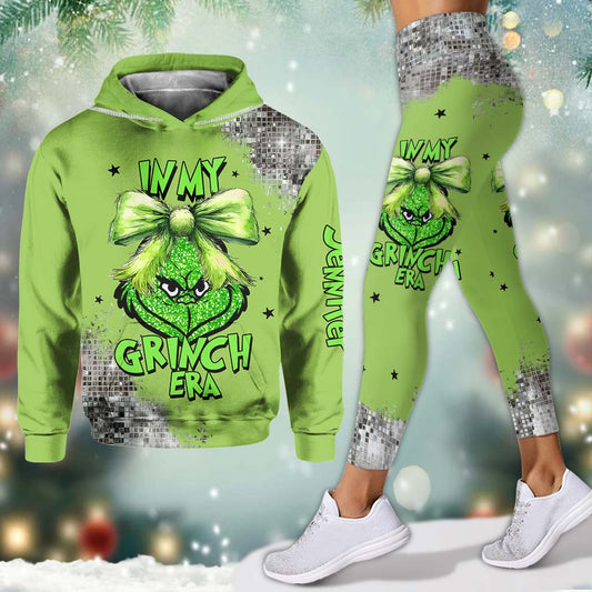 In My Grinchy Era - Personalized Stole Christmas Hoodie and Leggings