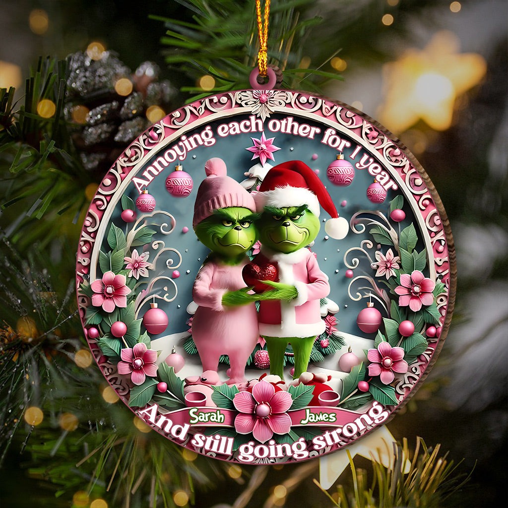 Annoying Each Other - Personalized Stole Christmas Ornament