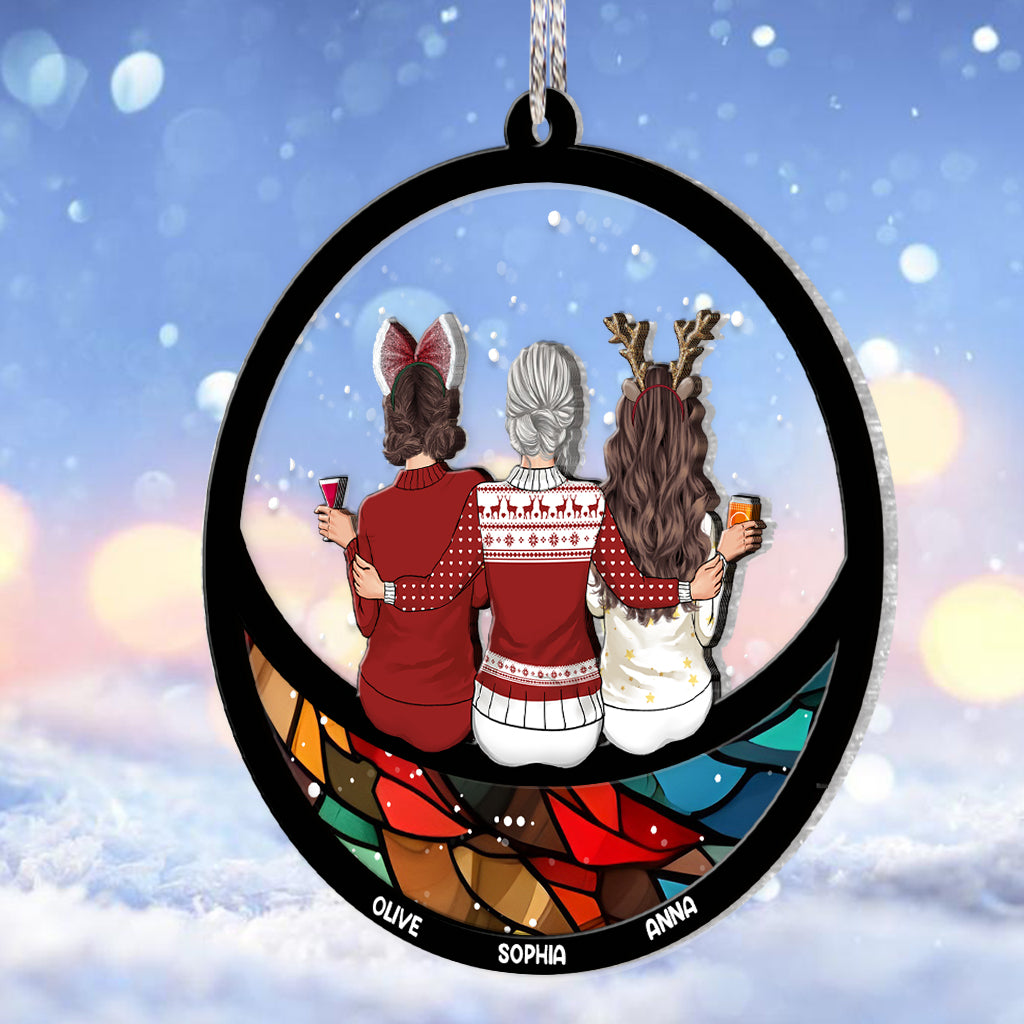 This Is Us - Personalized Family Layers Mix Ornament