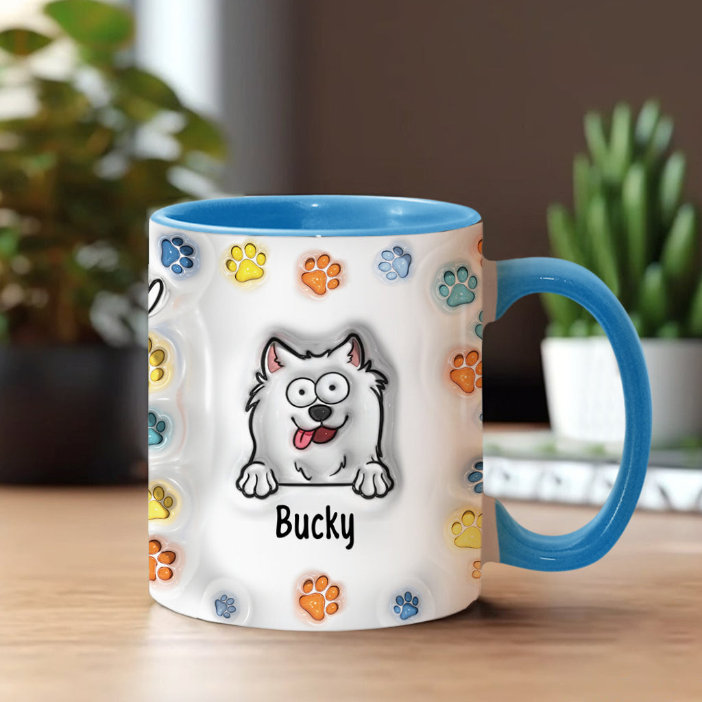 Bonne fête des pères ! Mug personnalisé avec motif chien