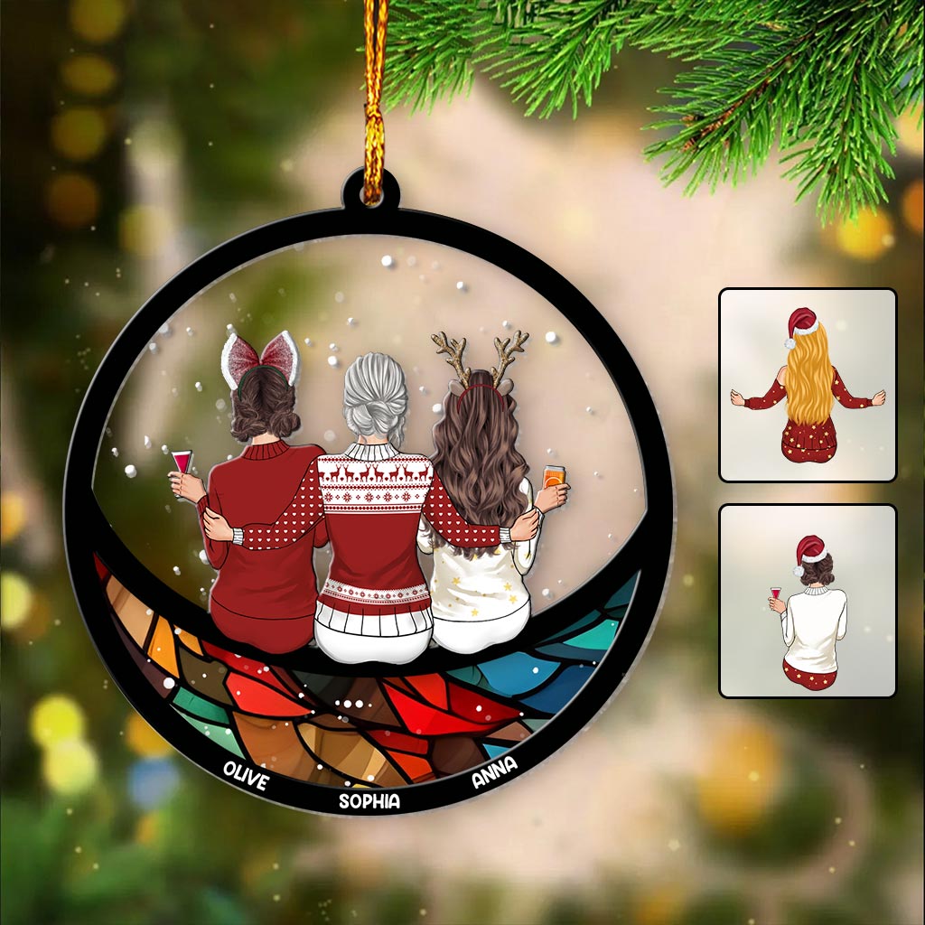 This Is Us - Personalized Family Layers Mix Ornament