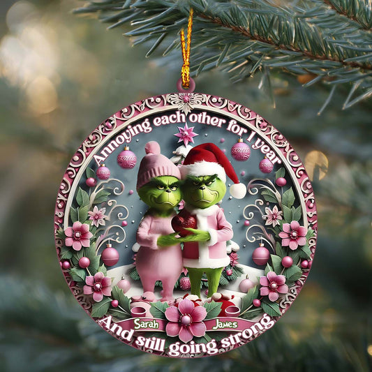 Annoying Each Other - Personalized Stole Christmas Ornament