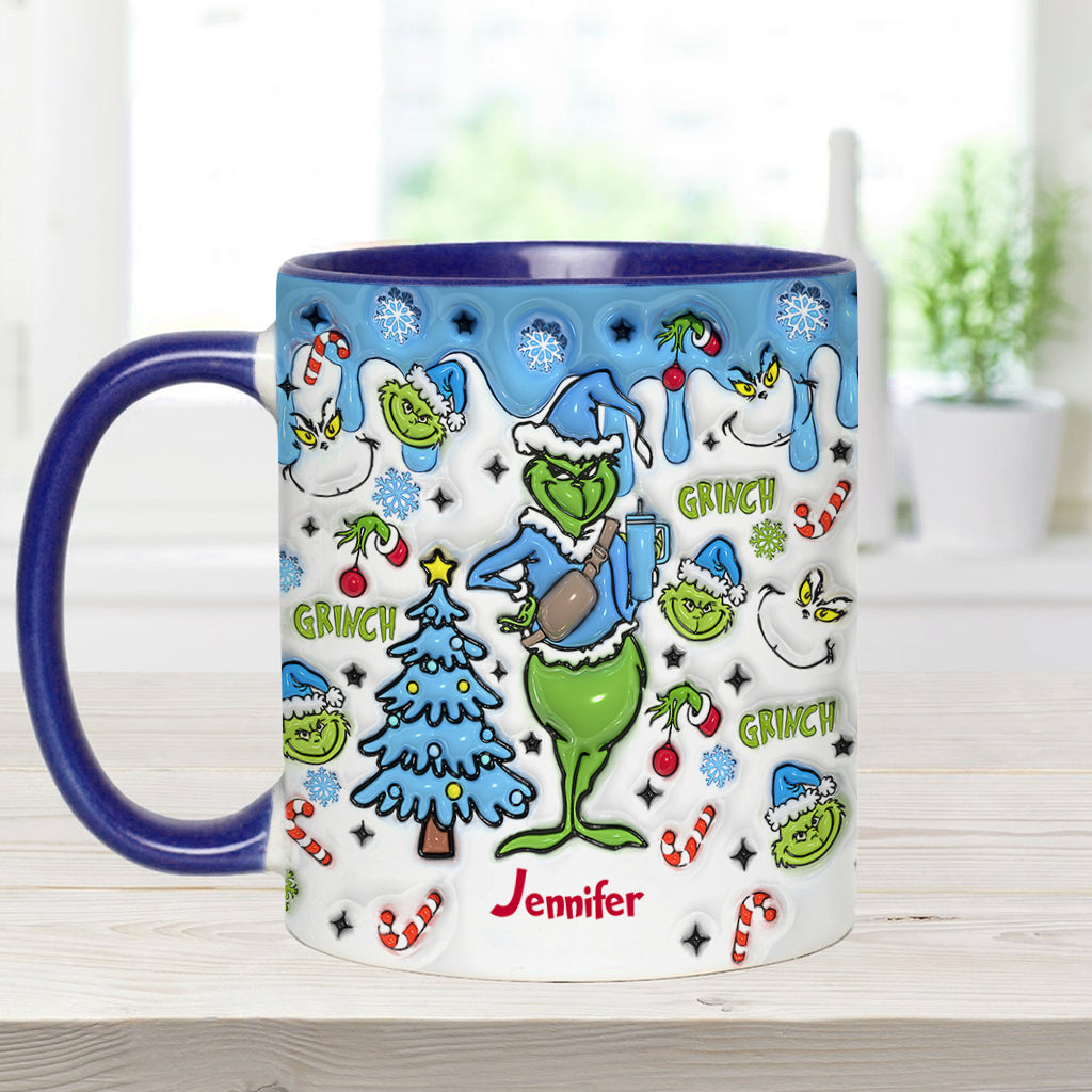 Wait What I Have An Attitude - Personalized Stole Christmas Accent Mug