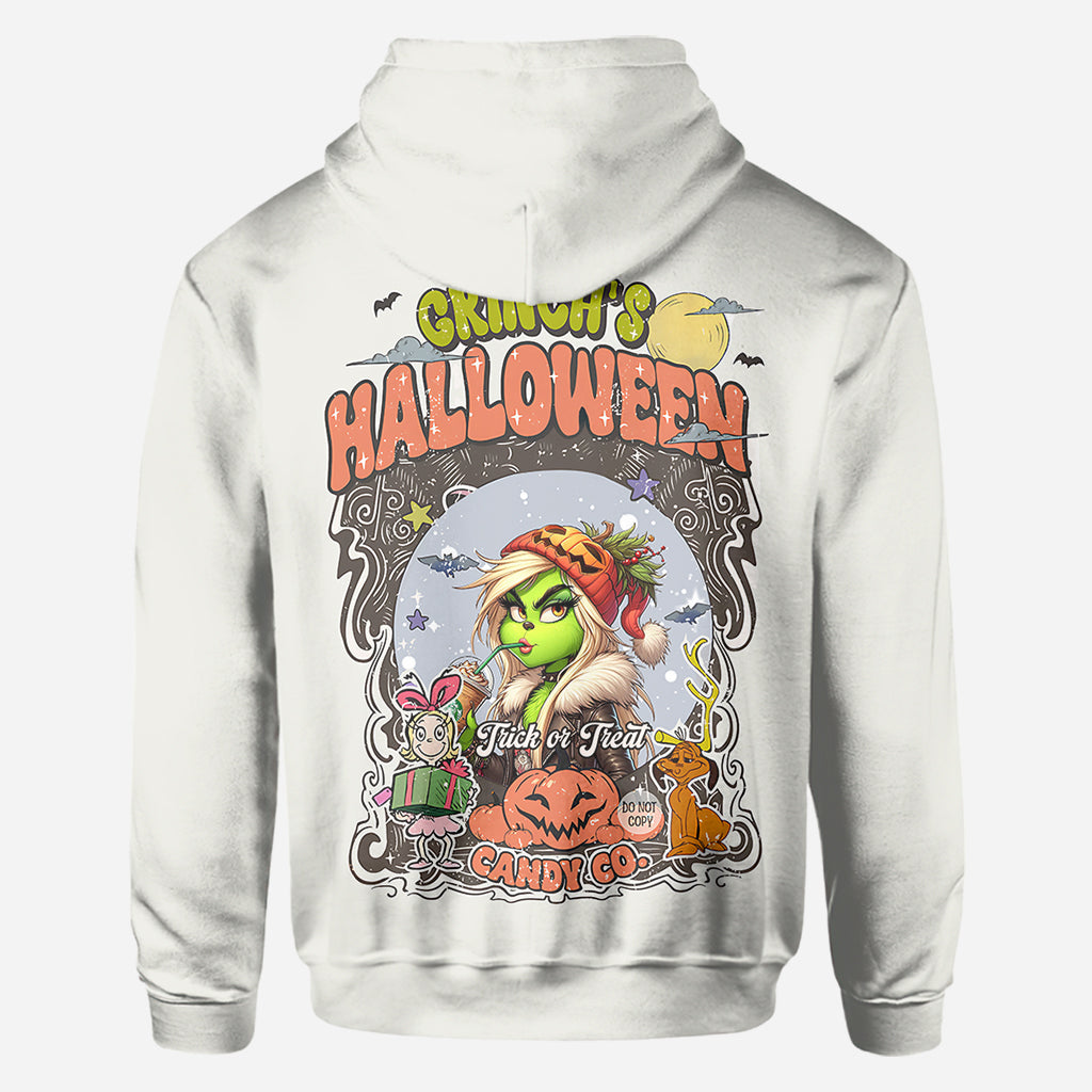 T-shirt personnalisé Green Pumpkin Mama Any Title - Vol de Noël sur toute la surface