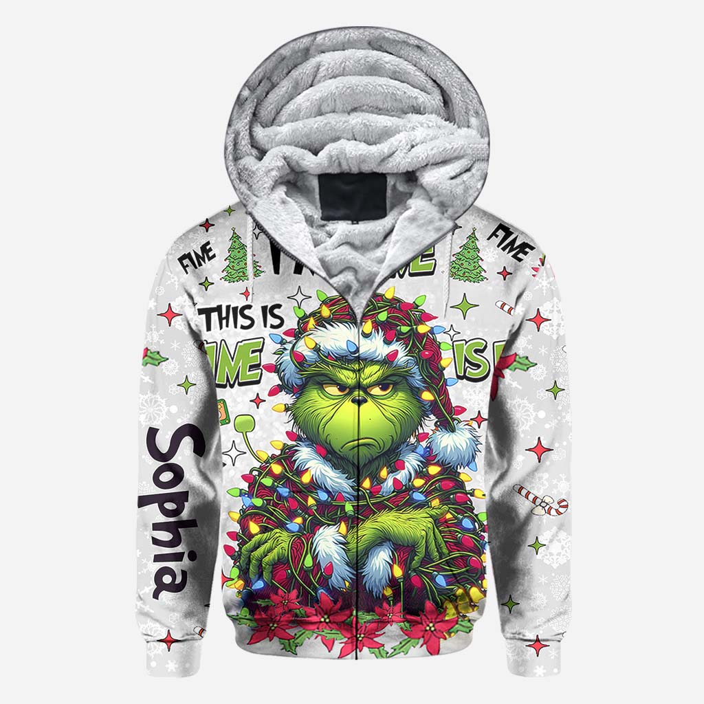 Tout va bien, je vais bien - T-shirt personnalisé « J'ai volé Noël partout »