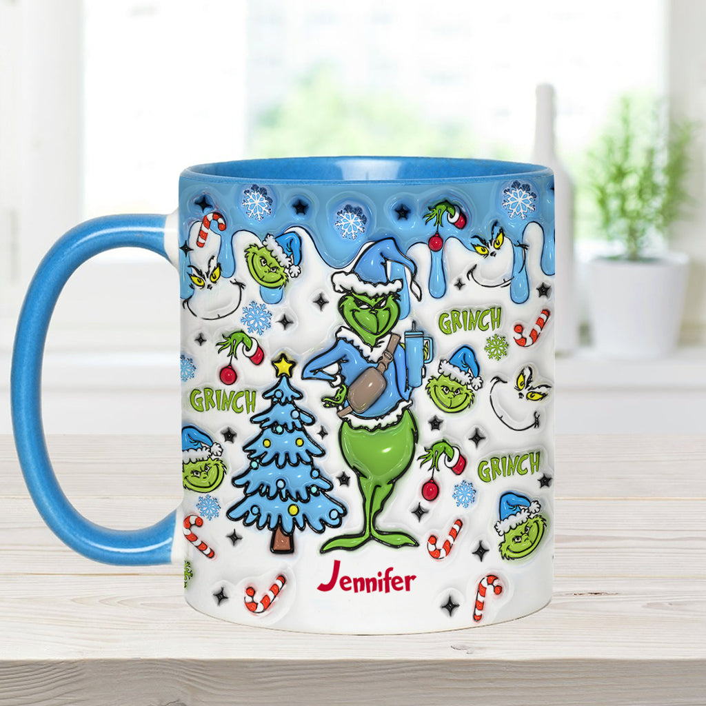 Wait What I Have An Attitude - Personalized Stole Christmas Accent Mug