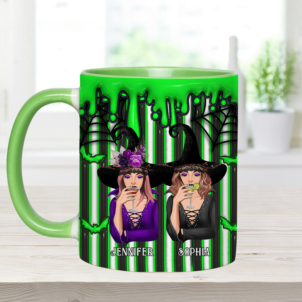 We're Strange and Unusual - Personalized Bestie Accent Mug