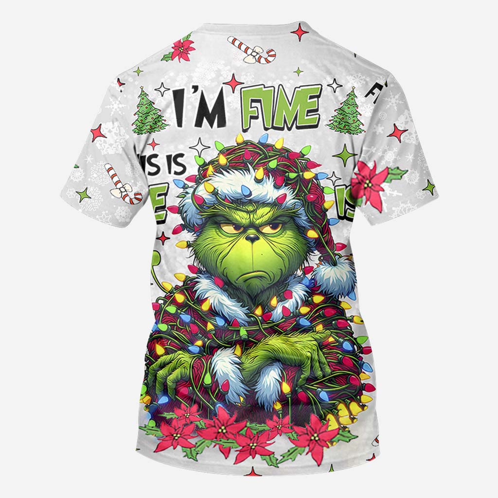 Tout va bien, je vais bien - T-shirt personnalisé « J'ai volé Noël partout »