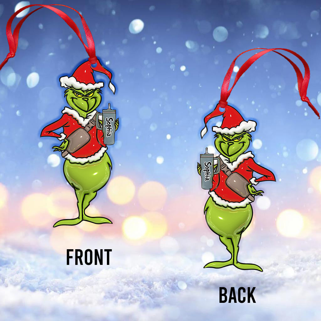 Merry Grinchmas - Personalized Stole Christmas Ornament