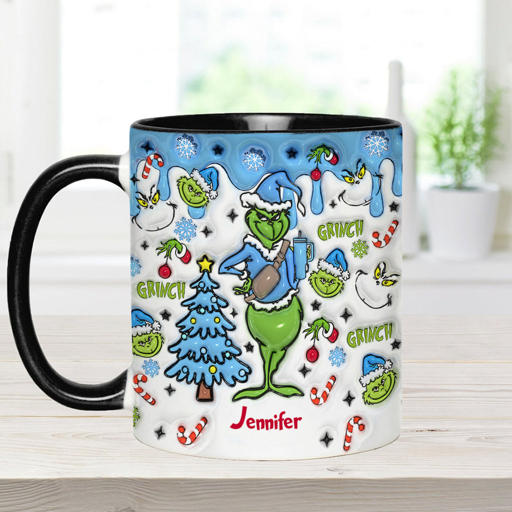 Wait What I Have An Attitude - Personalized Stole Christmas Accent Mug
