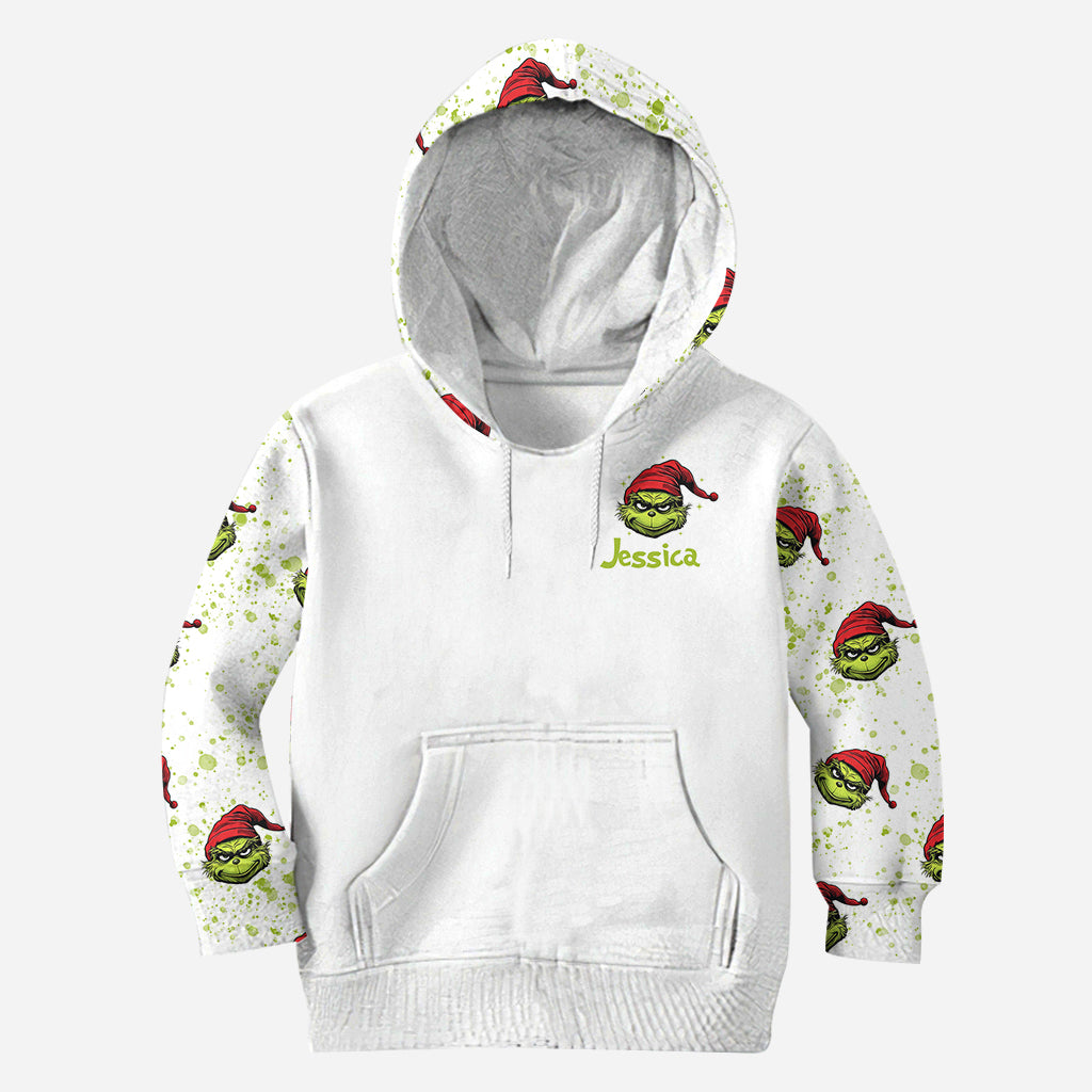 Merry Grinchmas - Personalized Stole Christmas Hoodie and Leggings