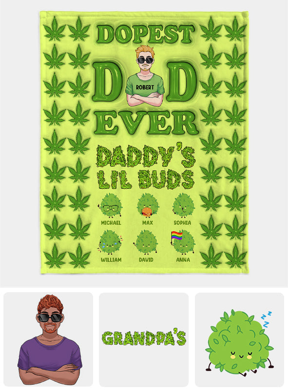 Le papa le plus cool du monde - Couverture personnalisée pour papa