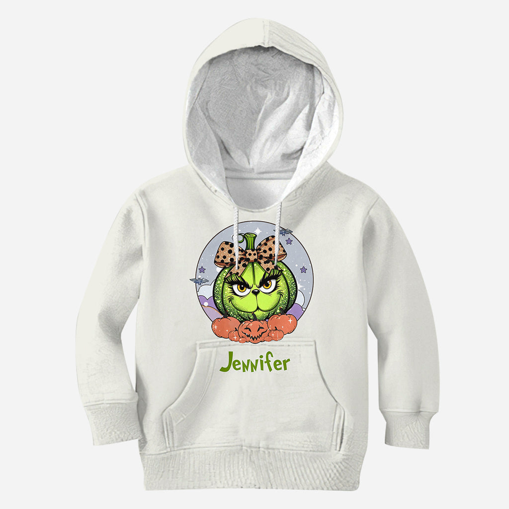 T-shirt personnalisé Green Pumpkin Mama Any Title - Vol de Noël sur toute la surface