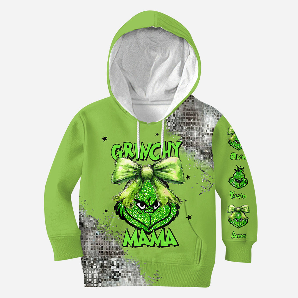 Grinchy Mama - Personalized Stole Christmas All Over Shirt