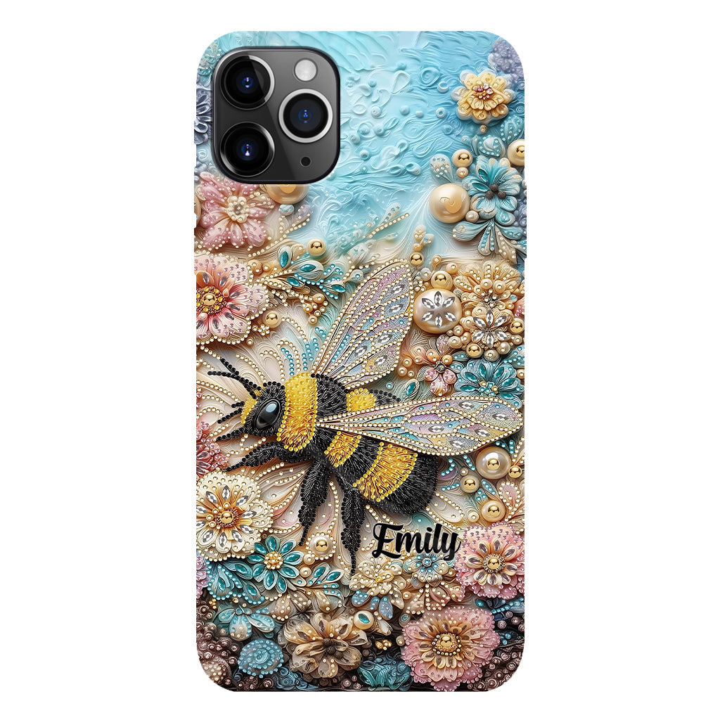 Insecte scintillant - Coque de téléphone personnalisée avec impression intégrale sur le thème du jardinage
