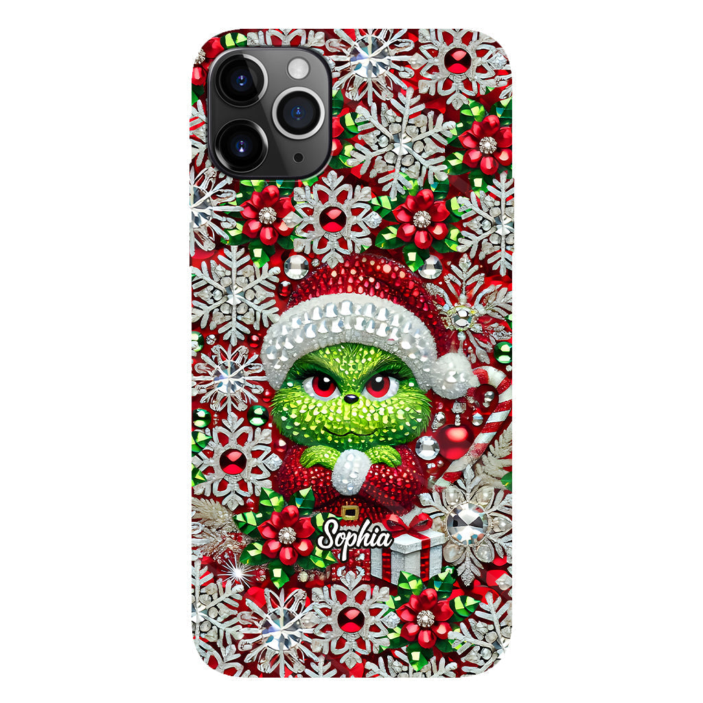 Merry Grinchmas - Personalized Stole Christmas Full Print Phone Case