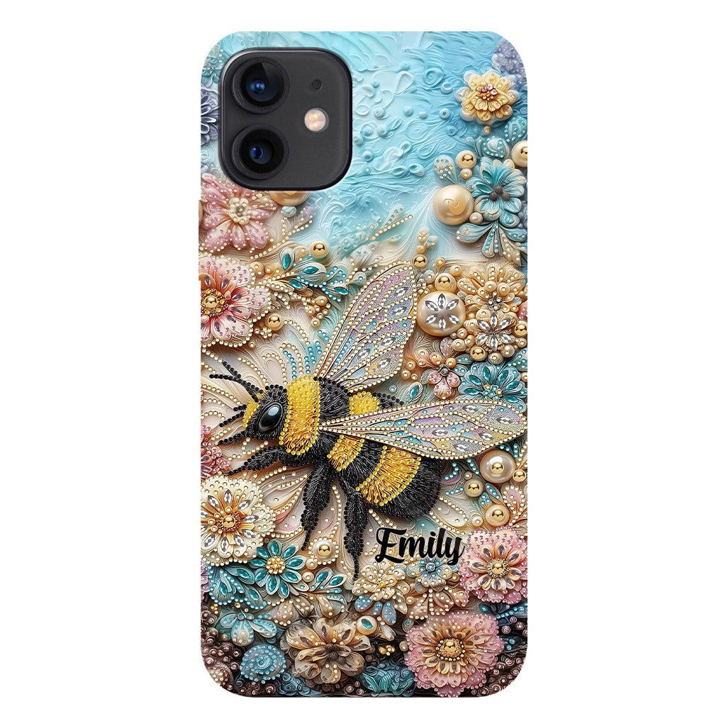 Insecte scintillant - Coque de téléphone personnalisée avec impression intégrale sur le thème du jardinage