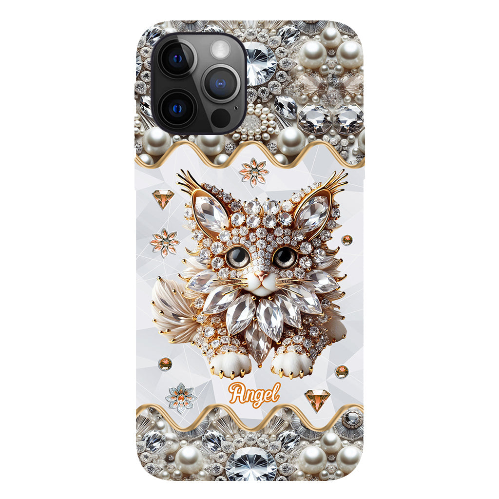 Coque de téléphone personnalisée avec motif chat persan « Love Persian Cat »