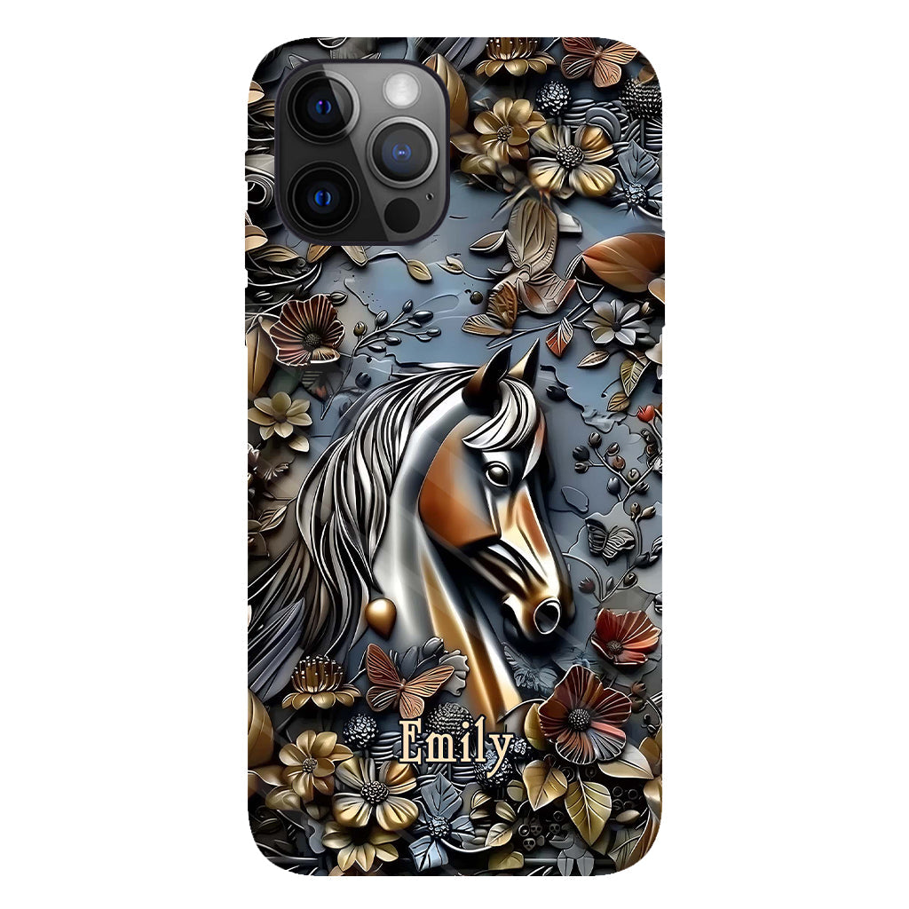 Superbe cheval - Coque de téléphone personnalisée avec impression intégrale de cheval
