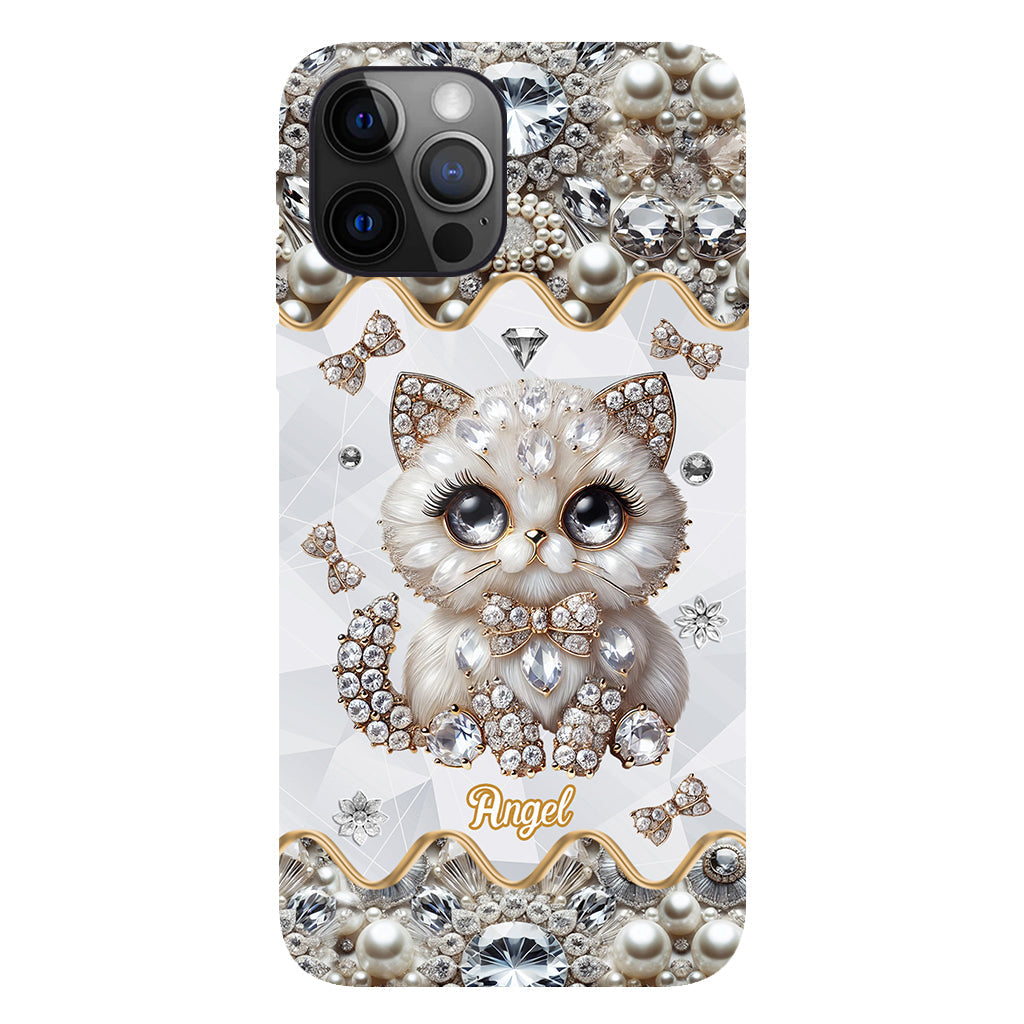 Coque de téléphone personnalisée avec motif chat persan « Love Persian Cat »