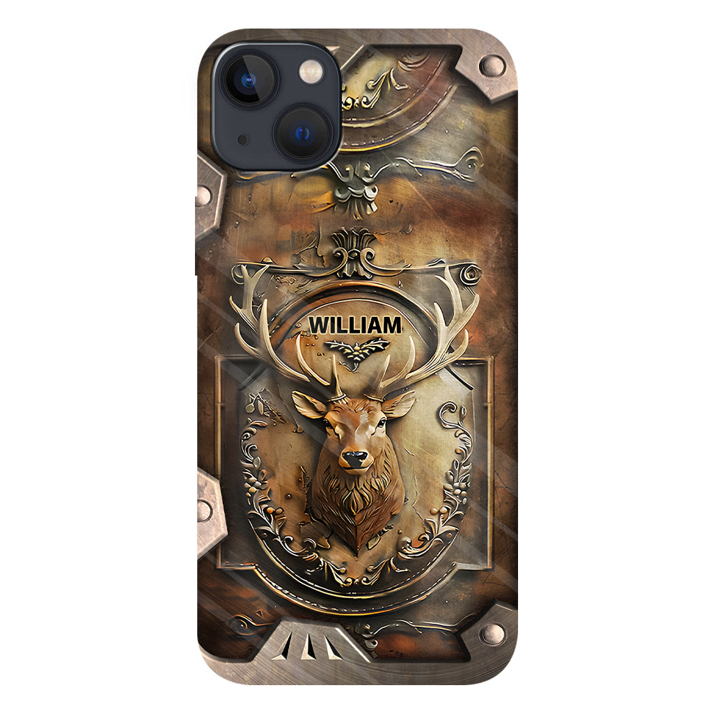 Coque de téléphone personnalisée avec motif de chasse au cerf - Étui de téléphone imprimé intégral