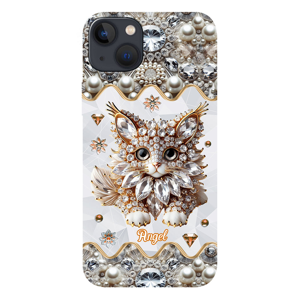 Coque de téléphone personnalisée avec motif chat persan « Love Persian Cat »