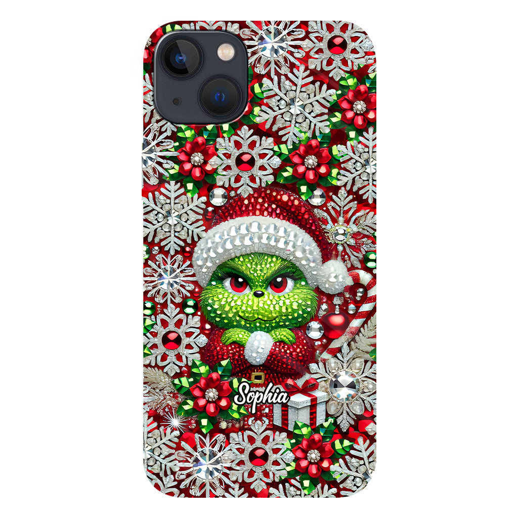 Merry Grinchmas - Personalized Stole Christmas Full Print Phone Case