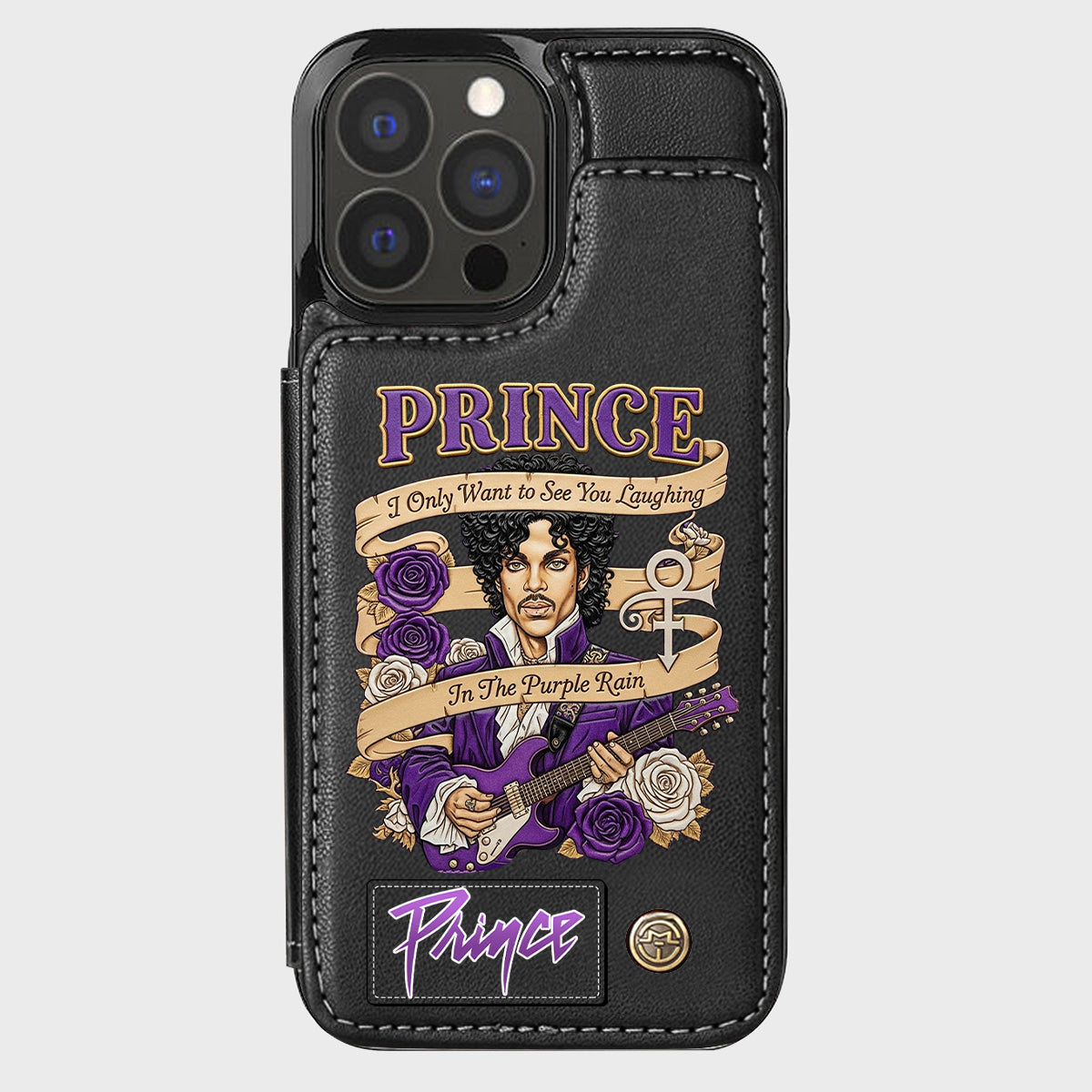 Étui portefeuille pour téléphone Purple Rain