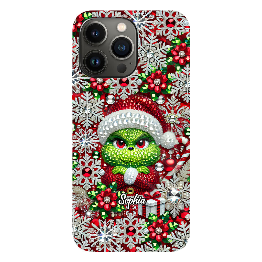 Merry Grinchmas - Personalized Stole Christmas Full Print Phone Case