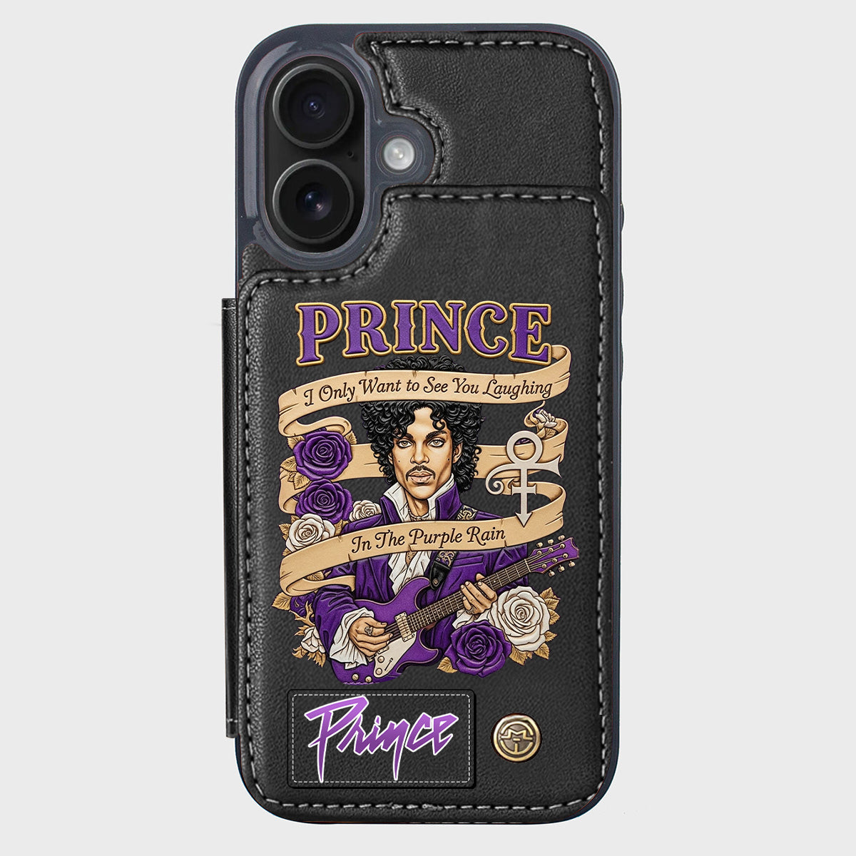 Étui portefeuille pour téléphone Purple Rain