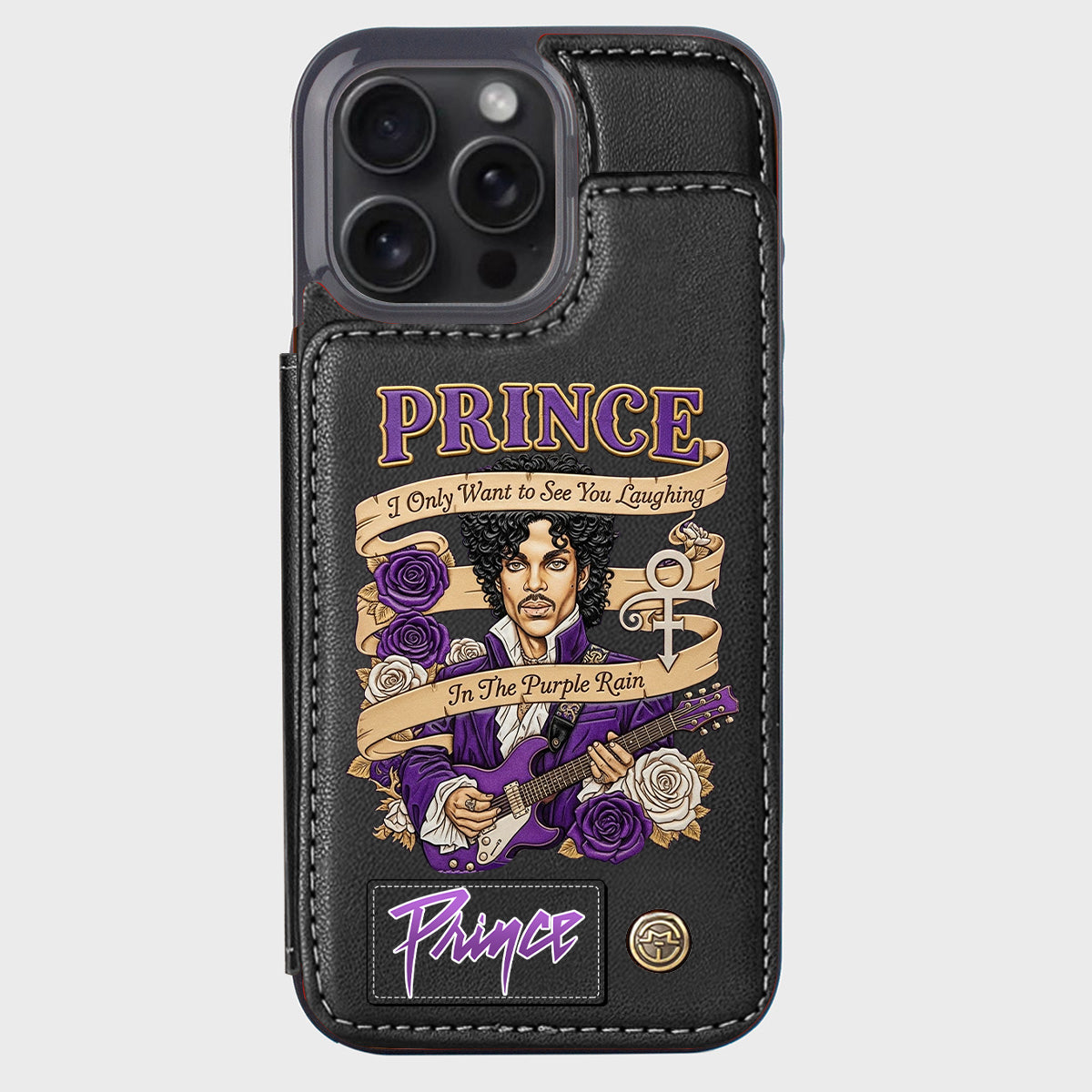 Étui portefeuille pour téléphone Purple Rain