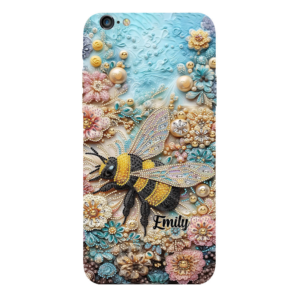 Insecte scintillant - Coque de téléphone personnalisée avec impression intégrale sur le thème du jardinage