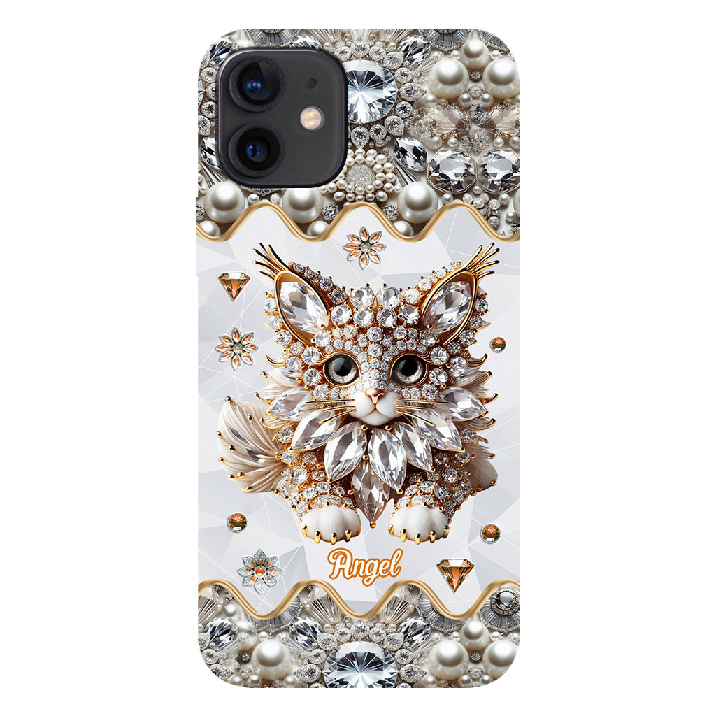 Coque de téléphone personnalisée avec motif chat persan « Love Persian Cat »