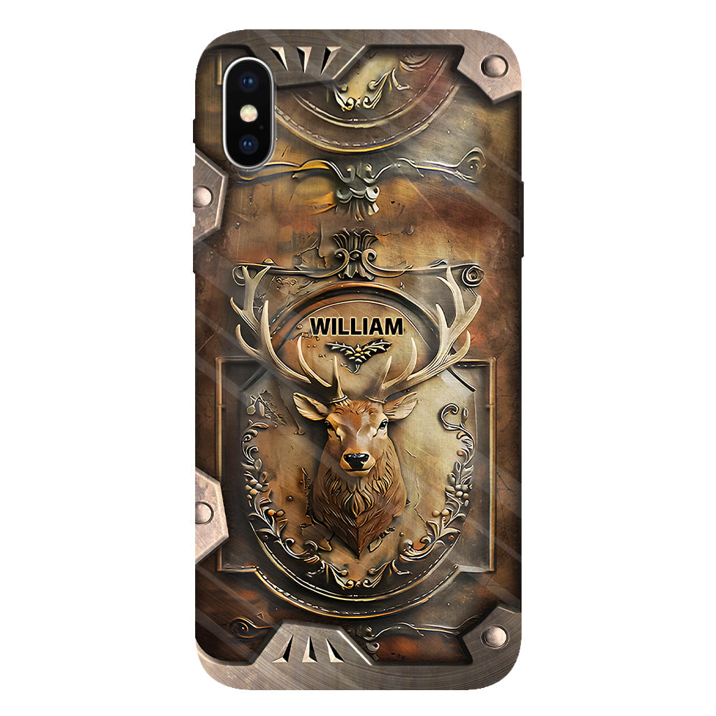 Coque de téléphone personnalisée avec motif de chasse au cerf - Étui de téléphone imprimé intégral
