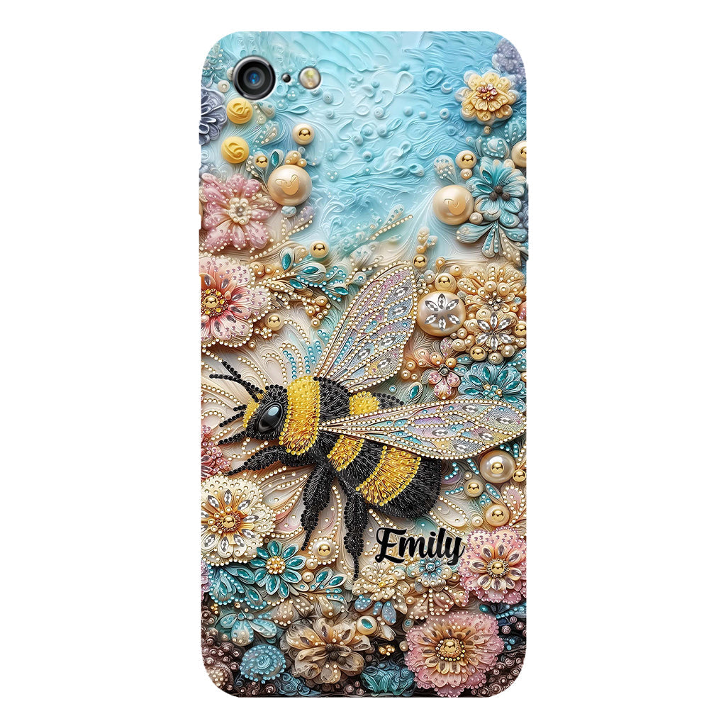 Insecte scintillant - Coque de téléphone personnalisée avec impression intégrale sur le thème du jardinage