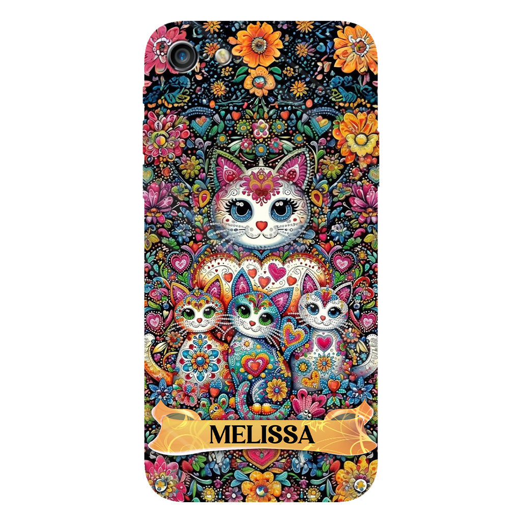 Magnifiques chats - Coque de téléphone personnalisée avec impression intégrale de chat