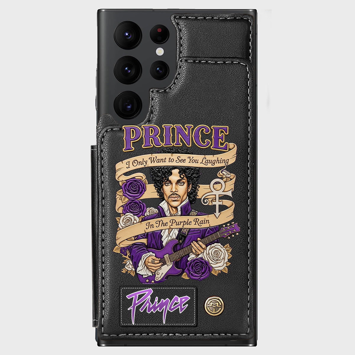 Étui portefeuille pour téléphone Purple Rain