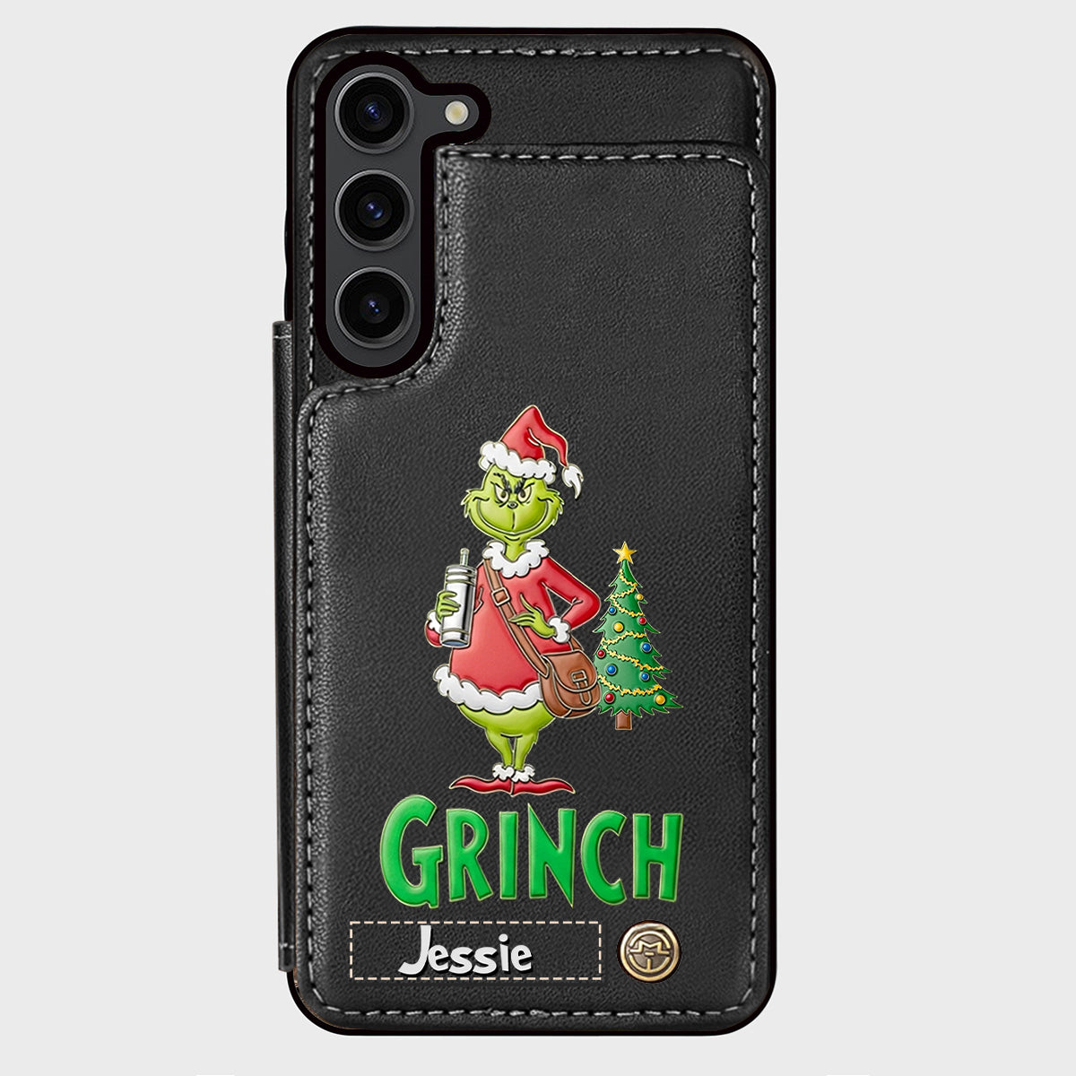 Merry Grinchmas - Personalized Stole Christmas Wallet Phone Case