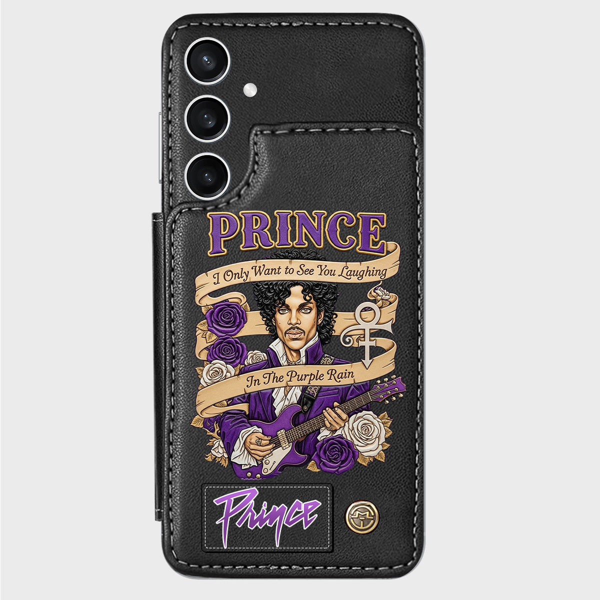 Étui portefeuille pour téléphone Purple Rain